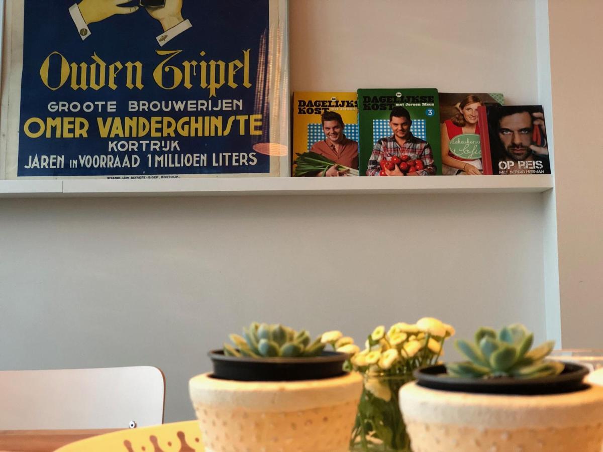 Lichtrijke loft bij restaurant Den Olifant Appartement Ieper Buitenkant foto